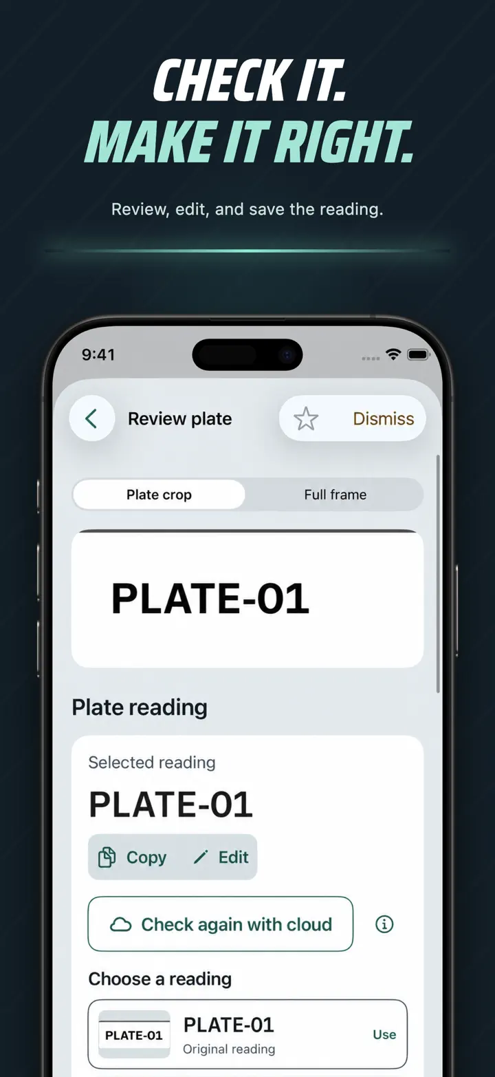 Review and edit a plate reading before saving