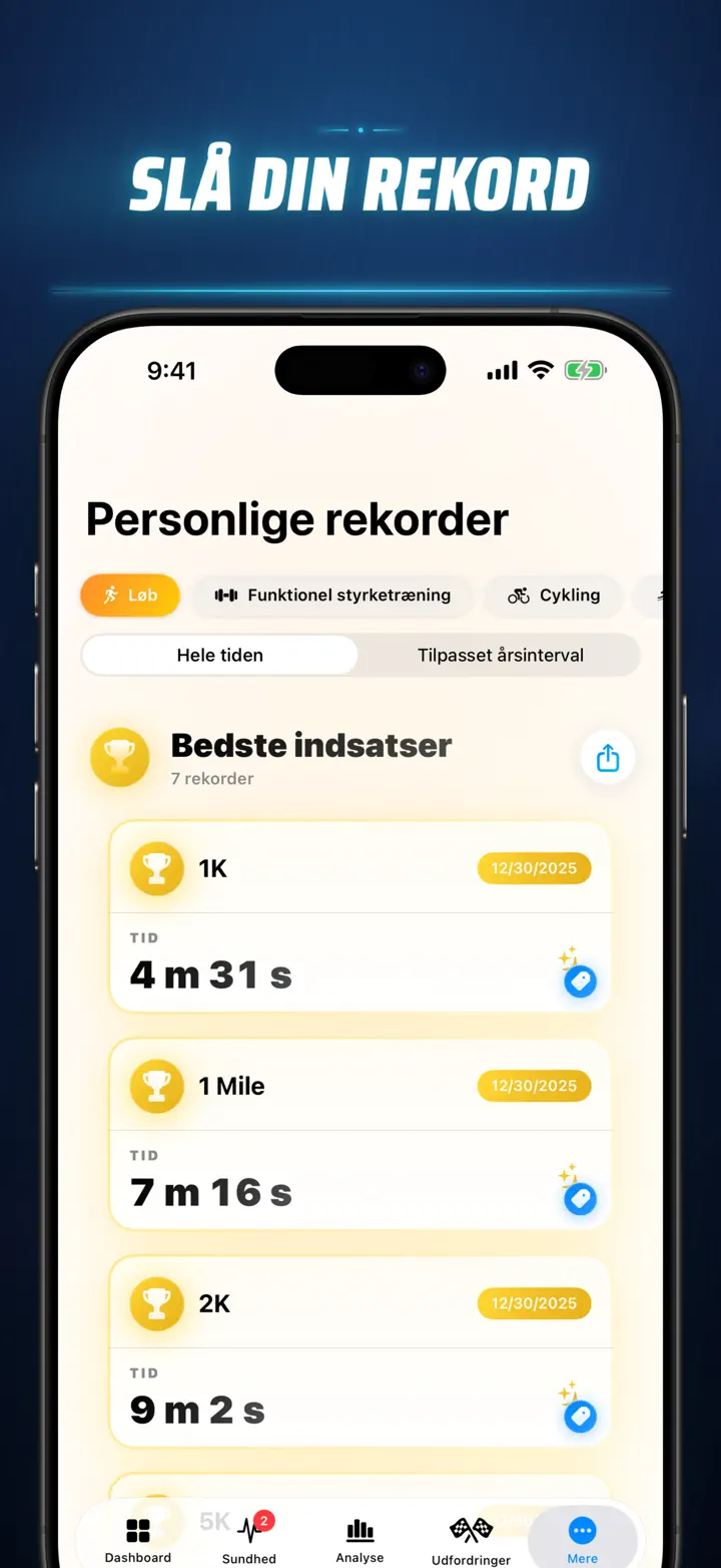 Fitness Story — Skærmbilleder 7