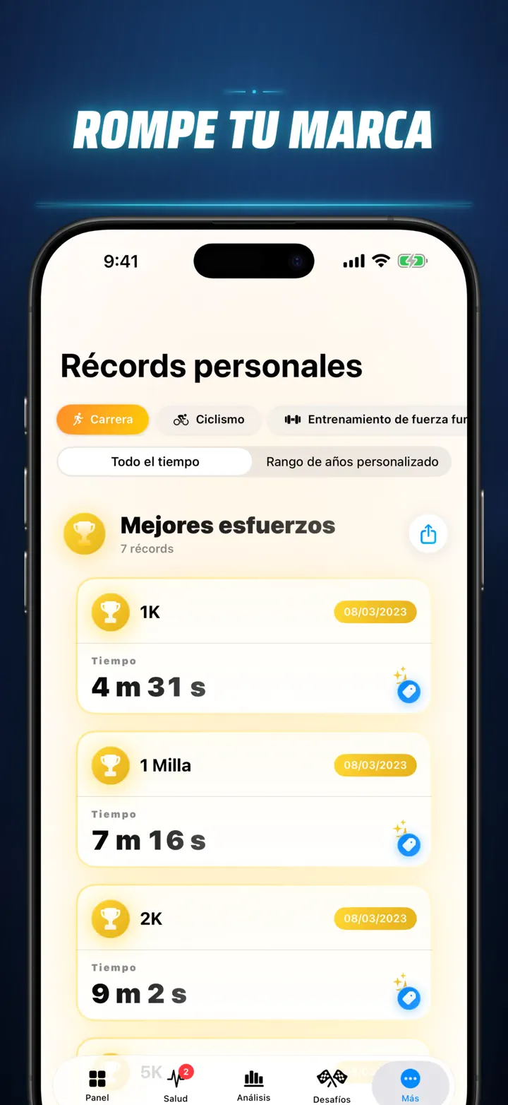 Historia Fitness — Capturas de pantalla 7