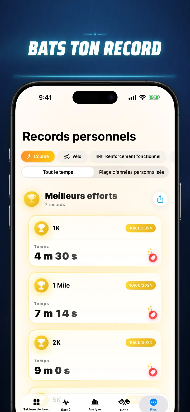 Histoire Fitness — Captures d’écran 7