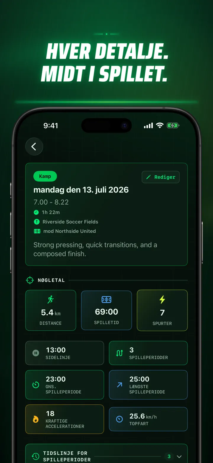Soccer Time Track — Skærmbilleder 5
