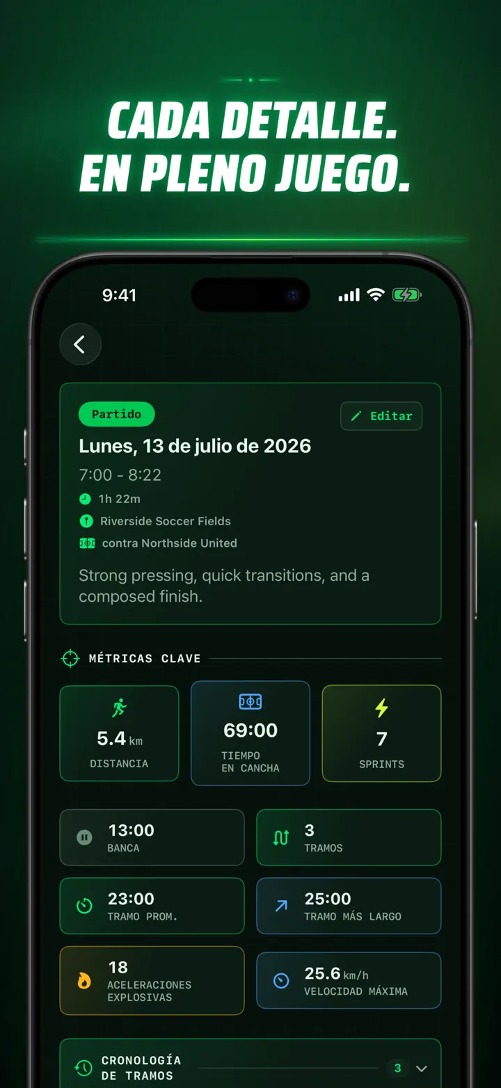 Soccer Time Track — Capturas de pantalla 5