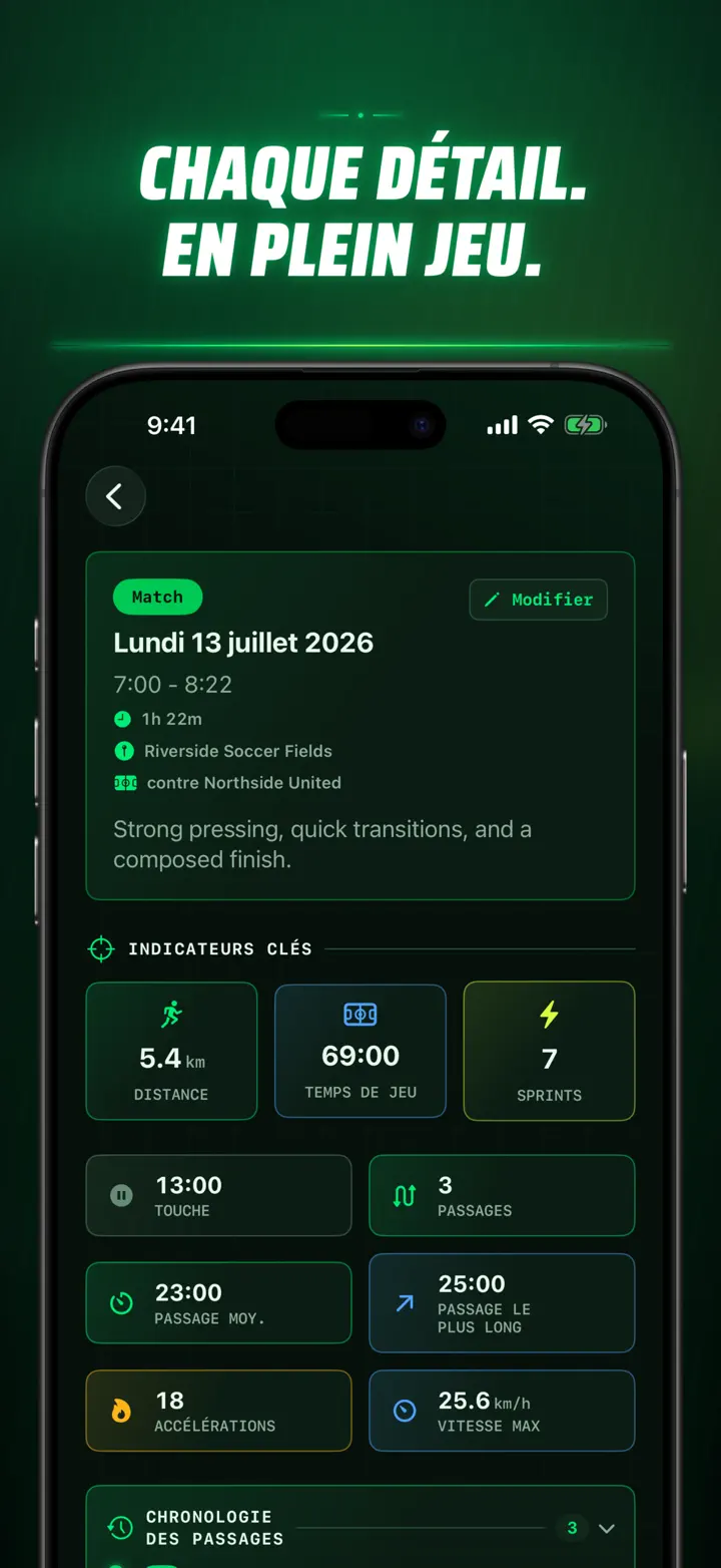 Soccer Time Track — Captures d’écran 5