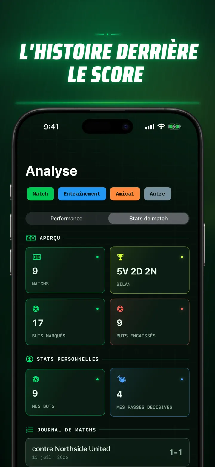 Soccer Time Track — Captures d’écran 7