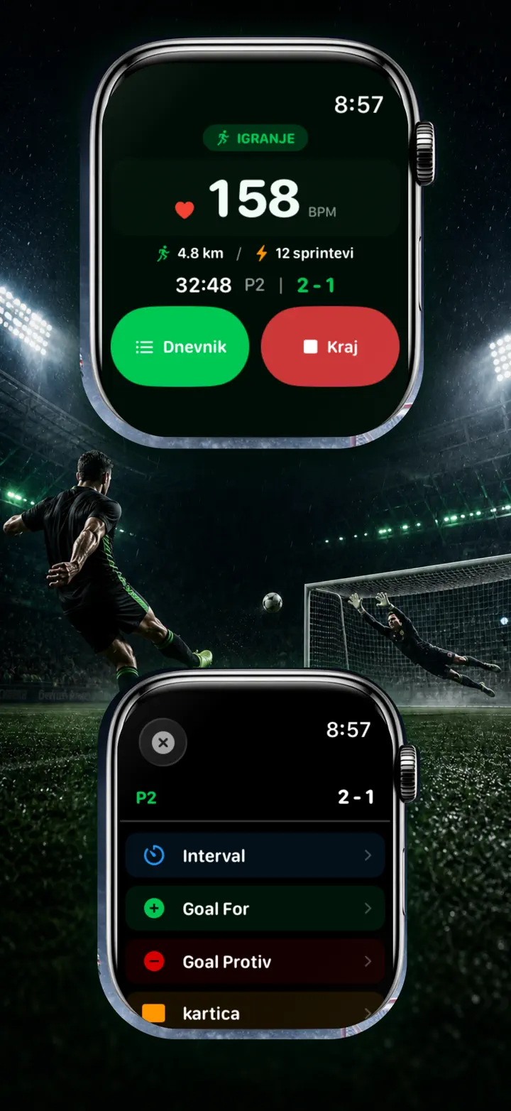 Soccer Time Track — Snimke zaslona 3
