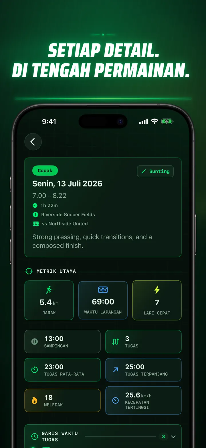 Soccer Time Track — Tangkapan layar 5