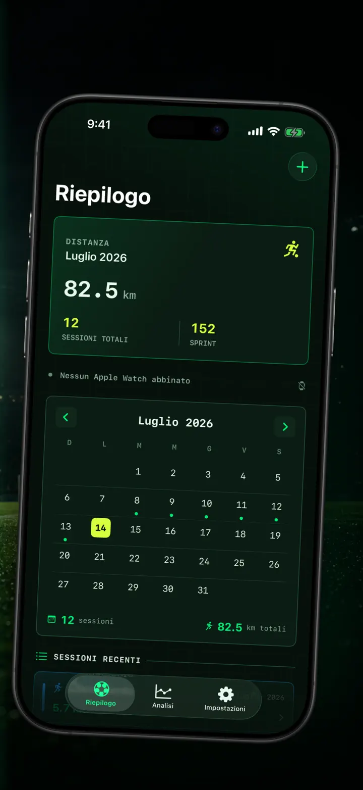 Soccer Time Track — Screenshot 2
