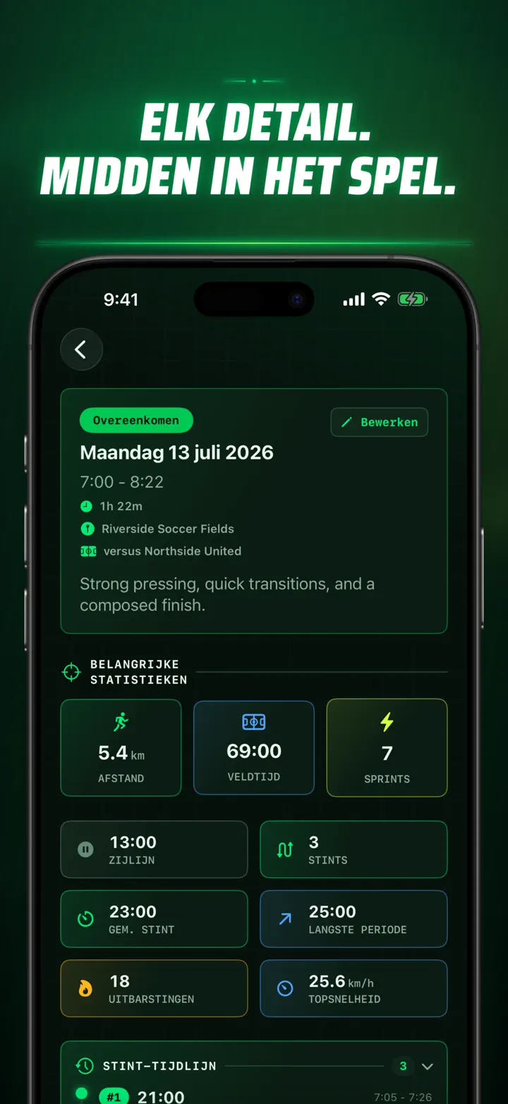 Soccer Time Track — Schermafbeeldingen 5