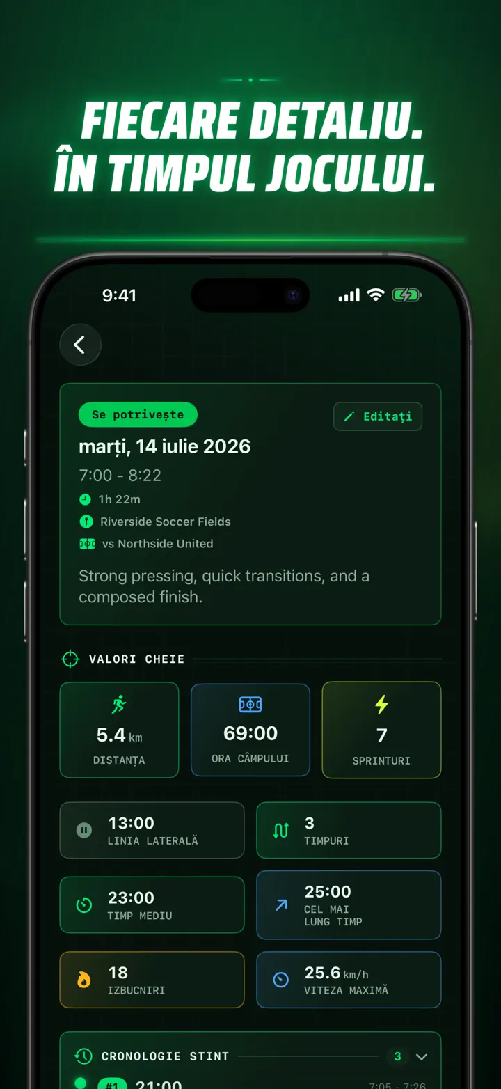 Soccer Time Track — Capturi de ecran 5
