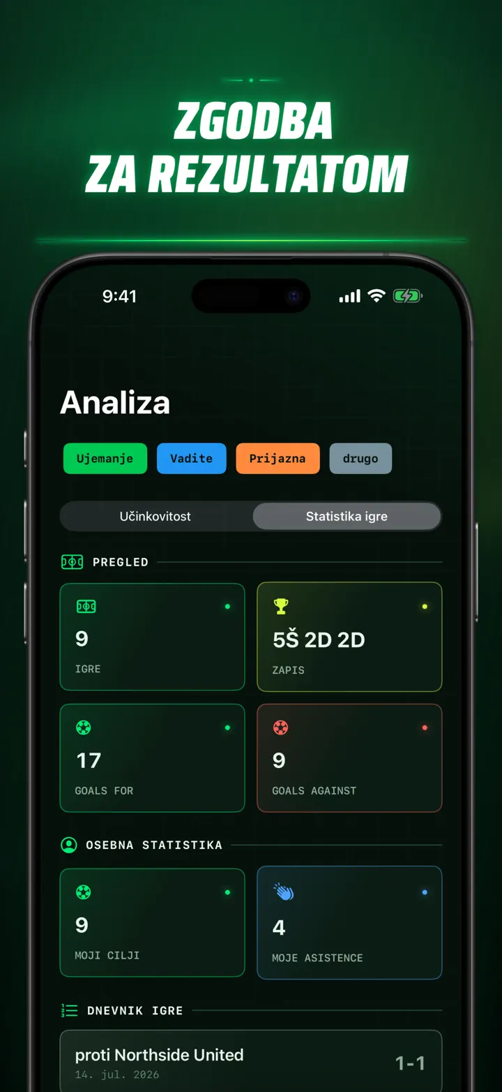 Soccer Time Track — Posnetki zaslona 7
