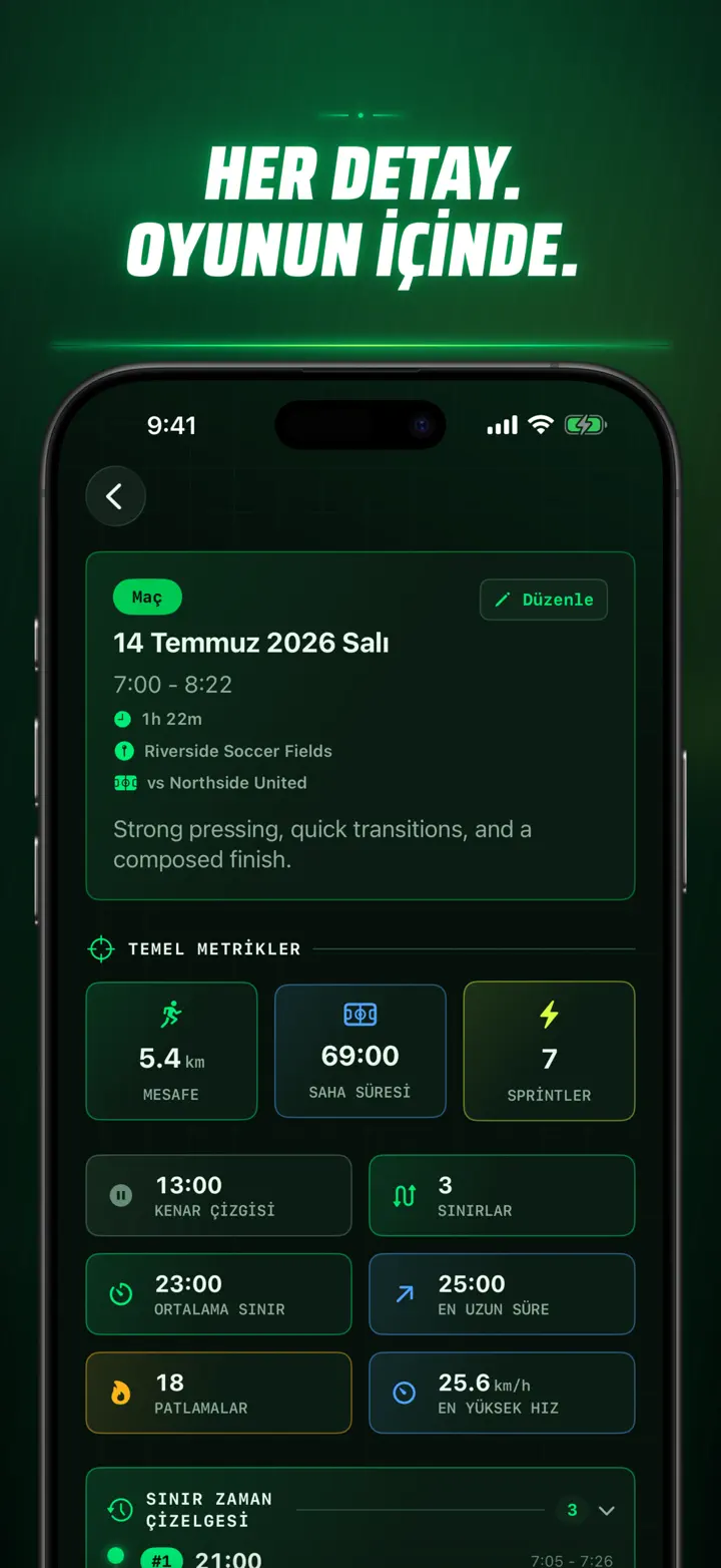 Soccer Time Track — Ekran görüntüleri 5