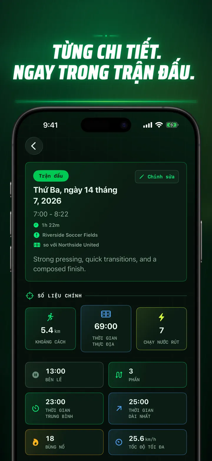 Soccer Time Track — Ảnh chụp màn hình 5