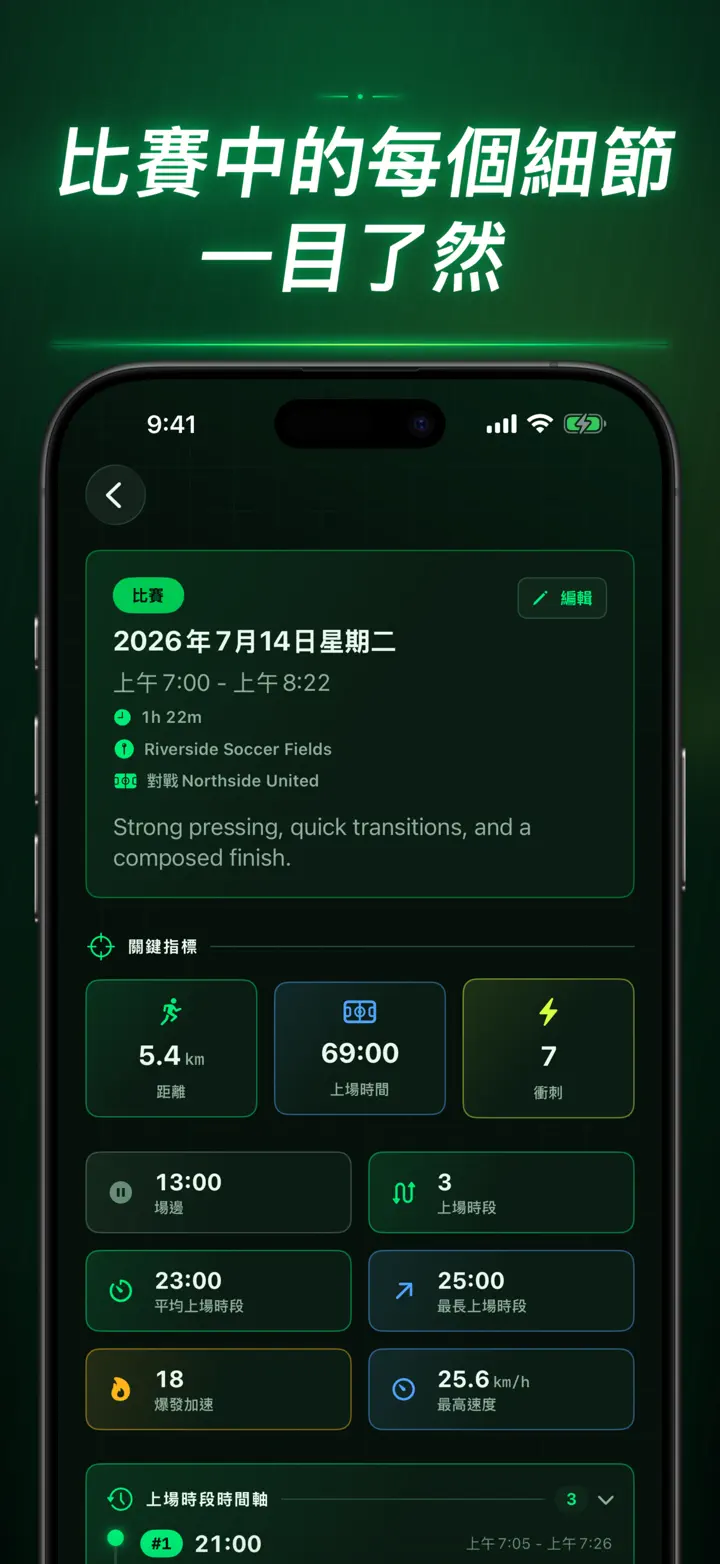 Soccer Time Track — 螢幕快照 5