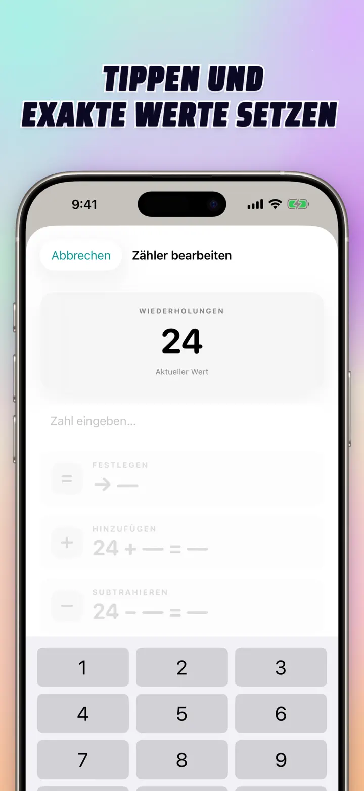 DIREKTEINGABE & MEHRFACHÄNDERUNG