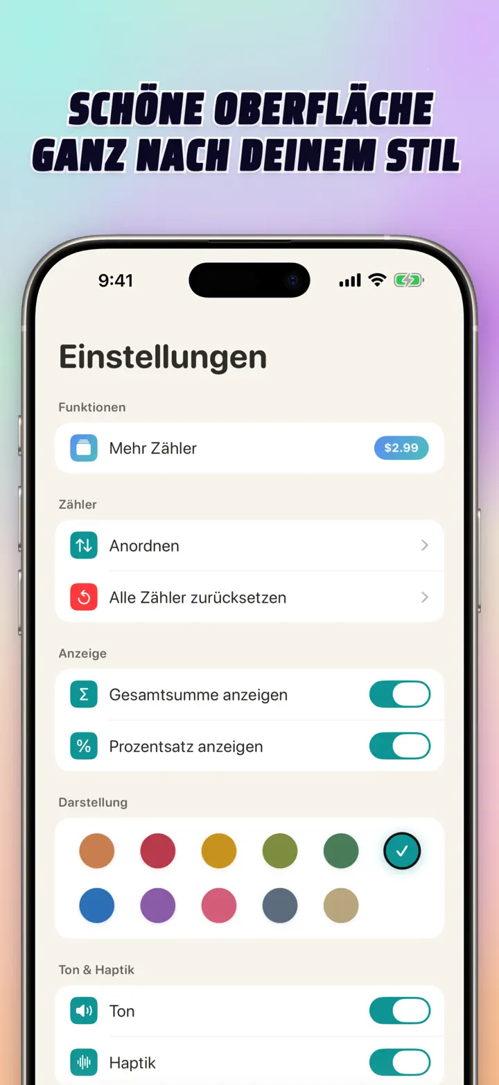 VERLAUF & TEILEN