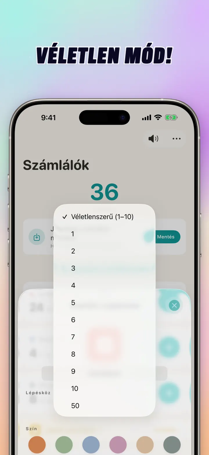 VÉLETLEN MÓD