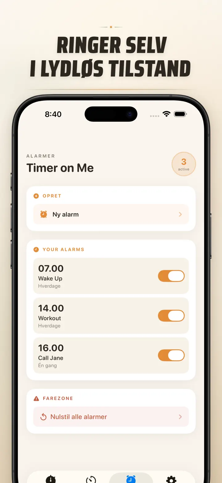 Timer on Me — Skærmbilleder 7