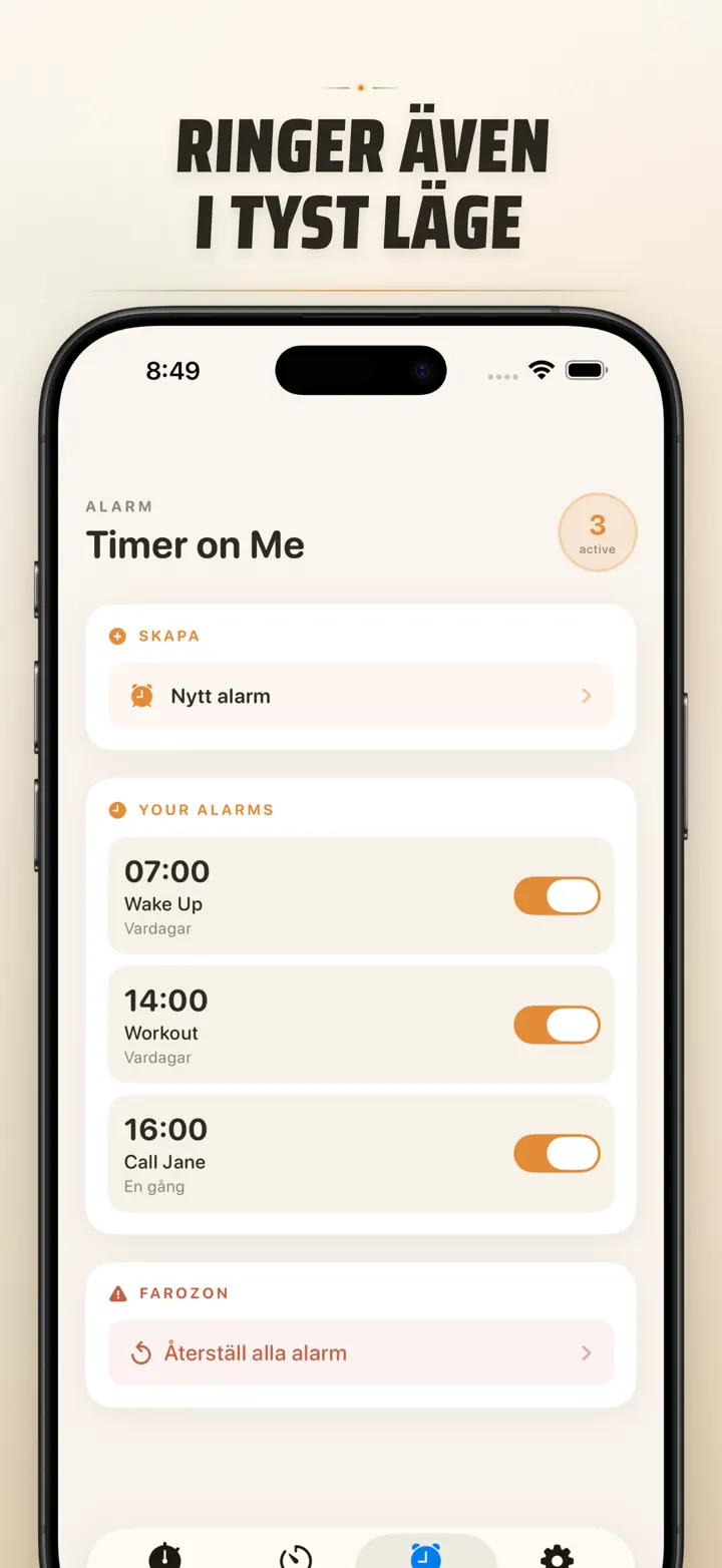 Timer on Me — Skärmavbilder 7