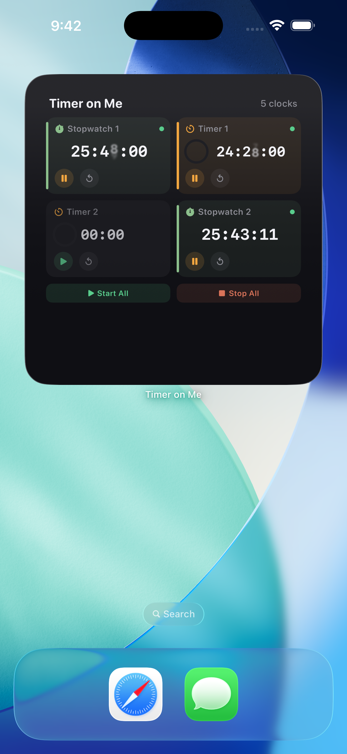 Widgety na domovskej obrazovke