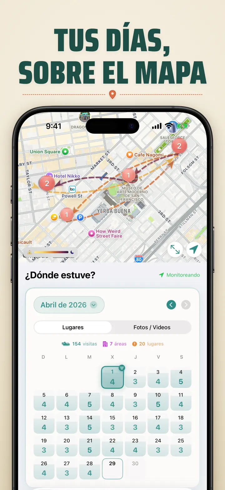 ¿Dónde estuve? — Capturas de pantalla 4
