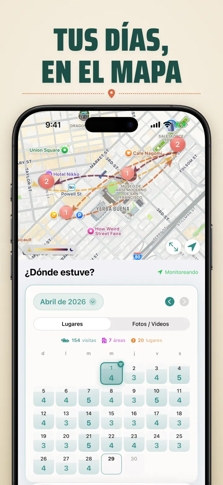 ¿Dónde estuve? — Capturas de pantalla 4