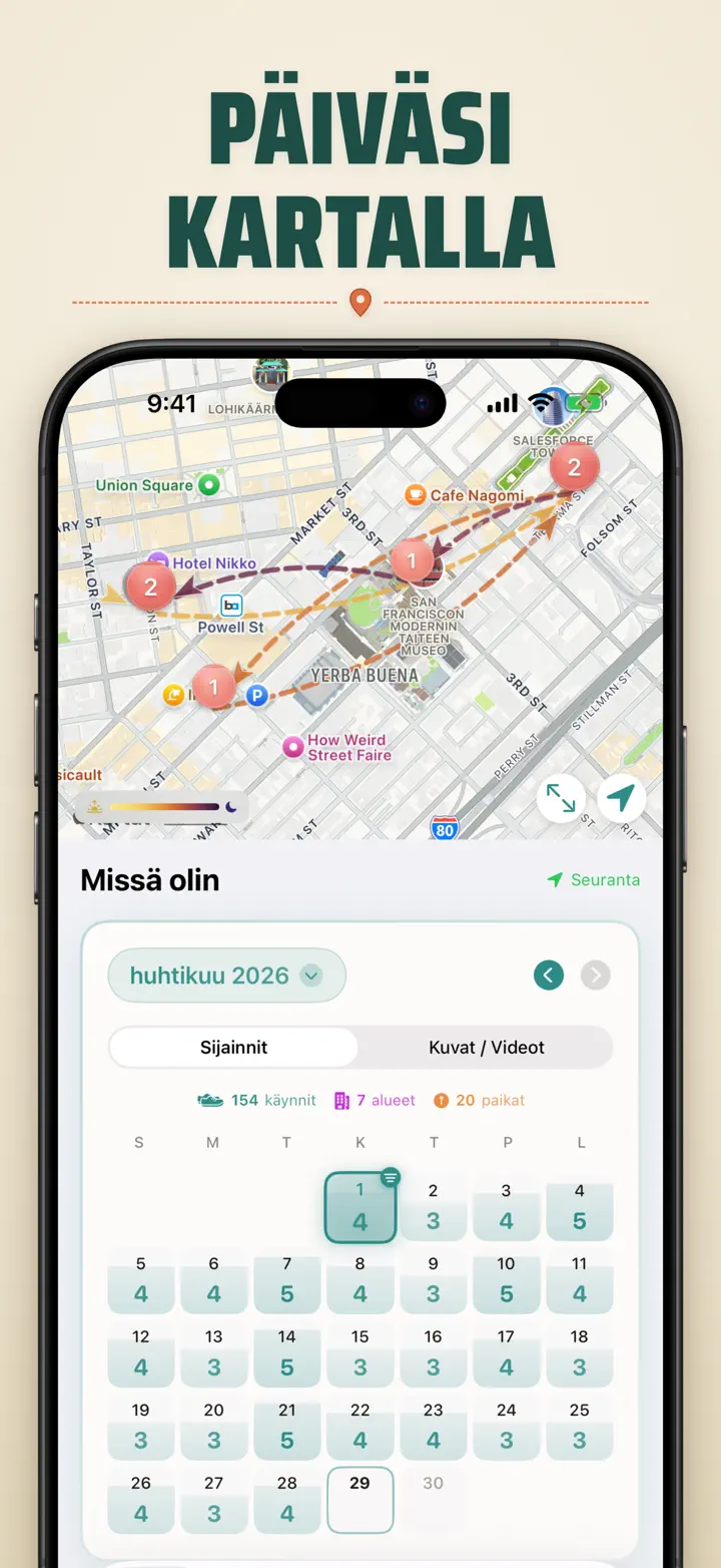 Missä olin? — Näyttökuvat 4