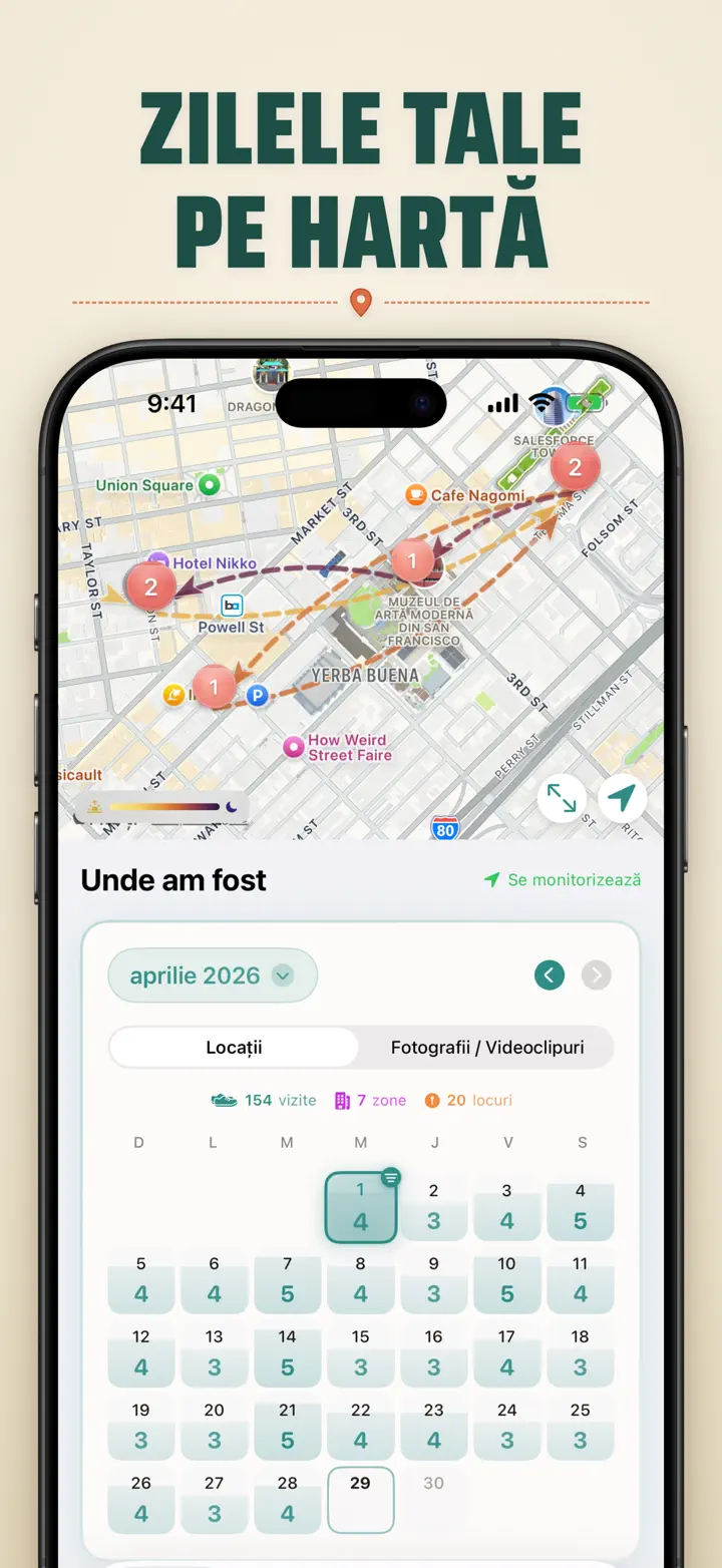 Unde am fost — Capturi de ecran 4
